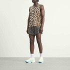 SOAR Men's Protolab Silk Shorts in Dark Leopard