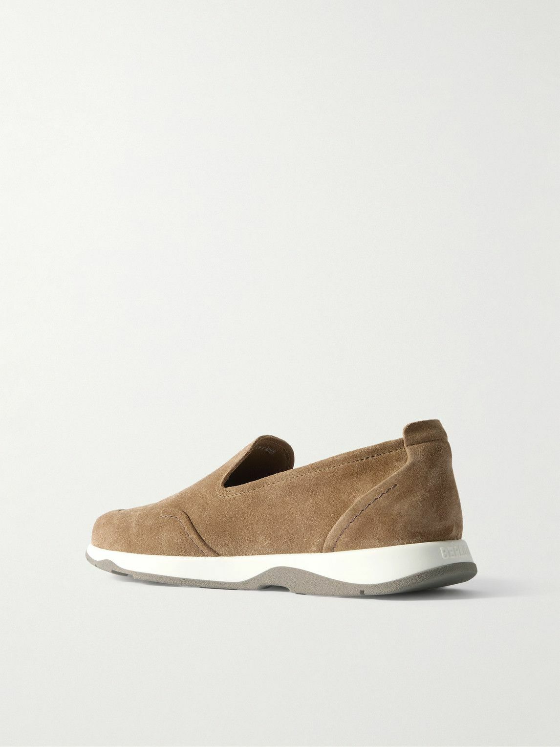 Berluti - Echappée Suede Loafers - Brown
