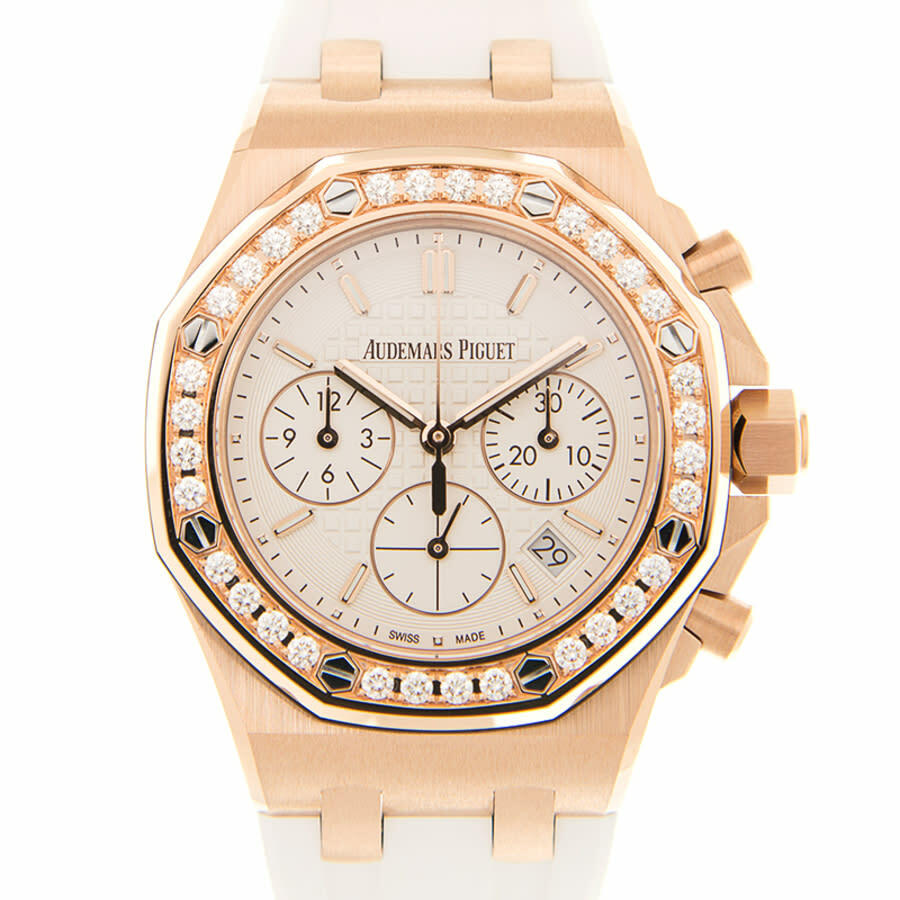 Audemars Piguet Royal Oak Offshore Silver Dial Automatic Ladies Chronograph Watch 26231OR.ZZ.D010CA.01