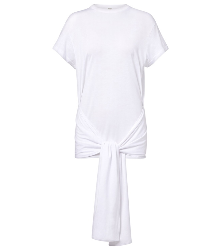 Photo: Toteme Tie-waist jersey top