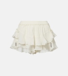 Isabel Marant Geisa tiered silk miniskirt