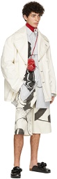 JW Anderson Off-White Tom of Finland Oversized Peacoat Jacket
