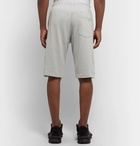 Y-3 - Loopback Cotton-Jersey Drawstring Shorts - Light gray