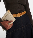 Jacquemus Calisson suede belt