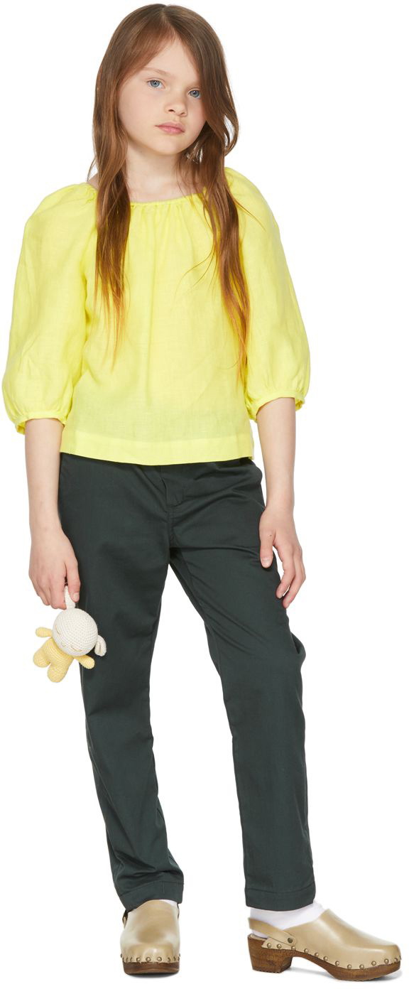 Bonpoint Kids Yellow Anastide Blouse