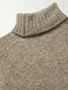 William Lockie - Shetland Wool Rollneck Sweater - Neutrals