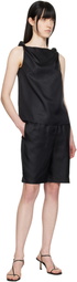 Loulou Studio Black Remy Tank Top
