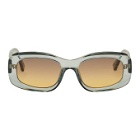 Double Rainbouu Blue Le Specs Edition Transparent Five Star Sunglasses
