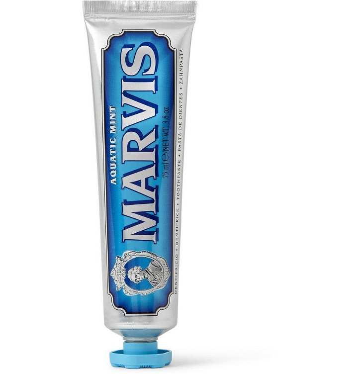 Photo: Marvis - Aquatic Mint Toothpaste, 2 x 75ml - Men - Blue