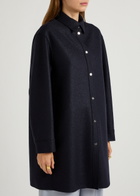 Herno Wool Overshirt Navy