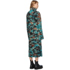 S.R. STUDIO. LA. CA. Multicolor Tie-Dye Tribal Flame Dress