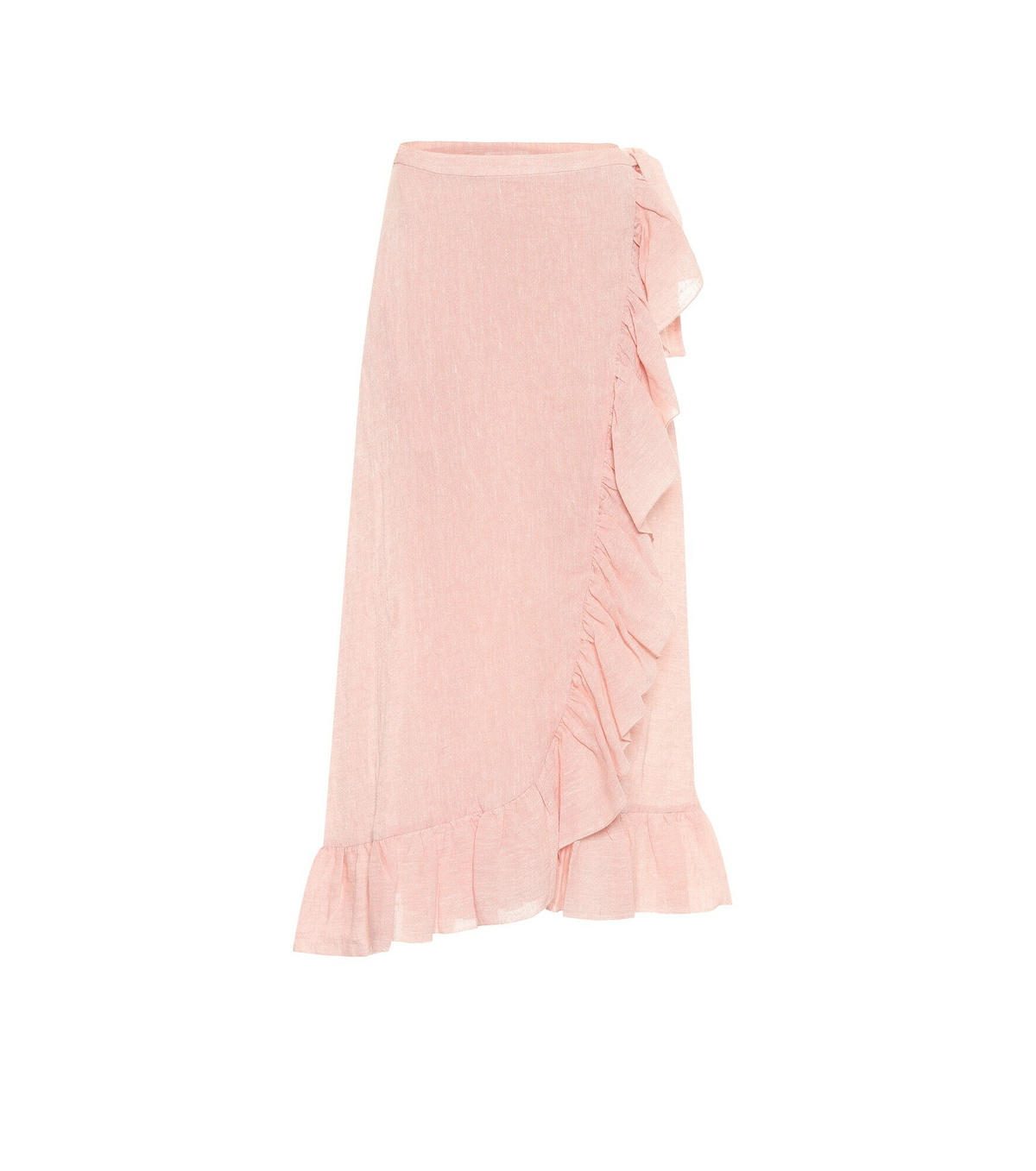 Lisa Marie Fernandez - Linen-blend midi skirt