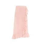 Lisa Marie Fernandez - Linen-blend midi skirt