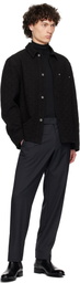 Ferragamo Black Monogram Shirt