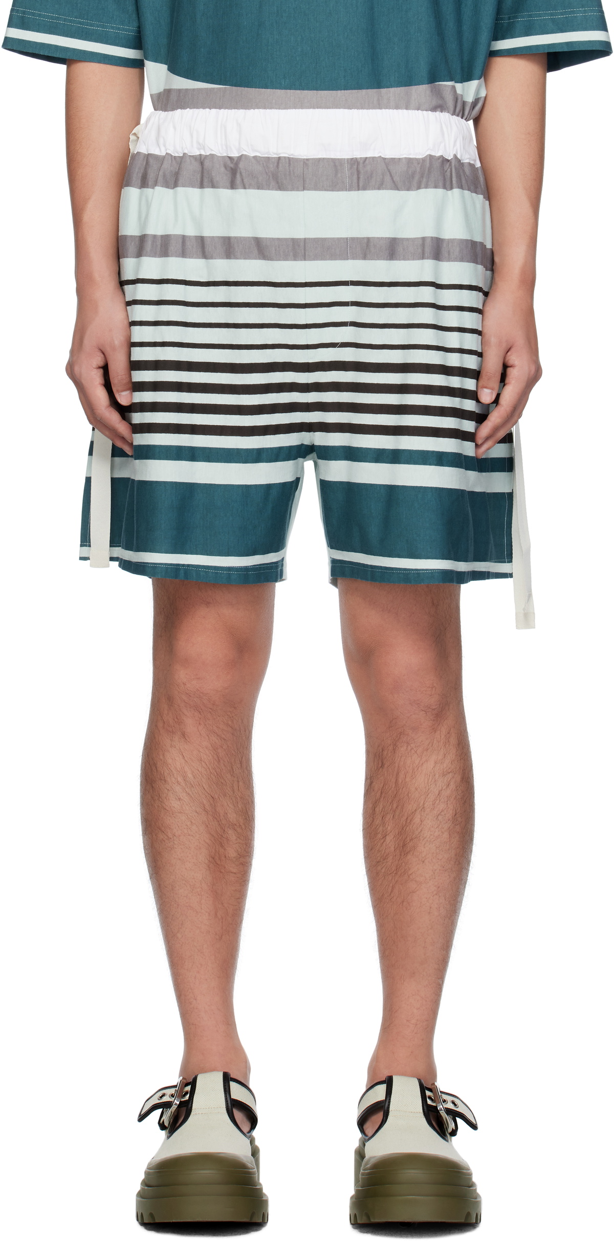 Craig Green Blue Wave Shorts