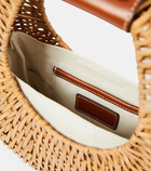 Staud Moon Mini wicker tote bag