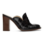 Loewe Black Loafer 90 Heels