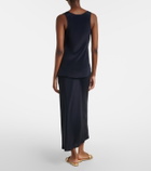 Max Mara Sospiro silk satin maxi skirt