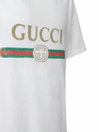 GUCCI - Logo Print Cotton Jersey T-shirt