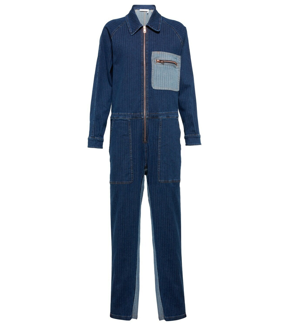 See By Chloé Striped denim jumpsuit See by Chloe