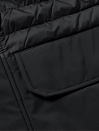 Canada Goose - Breton Panelled Quilted Ripstop and Shell Hooded Down Jacket - Black