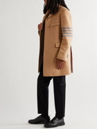 Thom Browne - Striped Camel Hair Overcoat - Brown