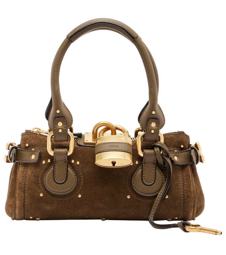 Photo: Chloé Paddington Small suede shoulder bag