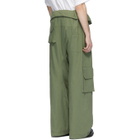 St-Henri Green Utility Wrap Cargo Pants