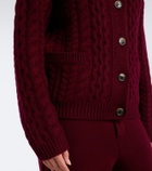 Lisa Yang Cable-knit cashmere cardigan