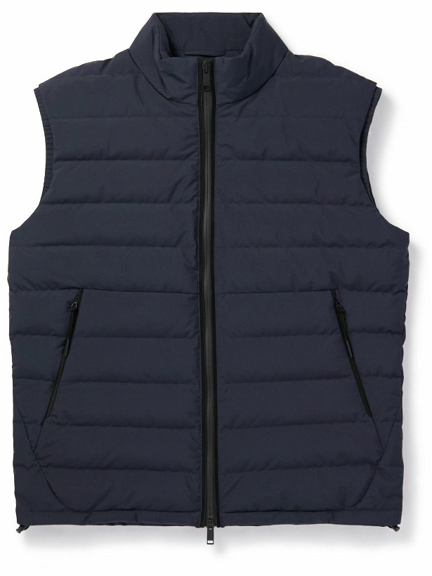 Photo: Zegna - Quilted Padded Shell Gilet - Blue