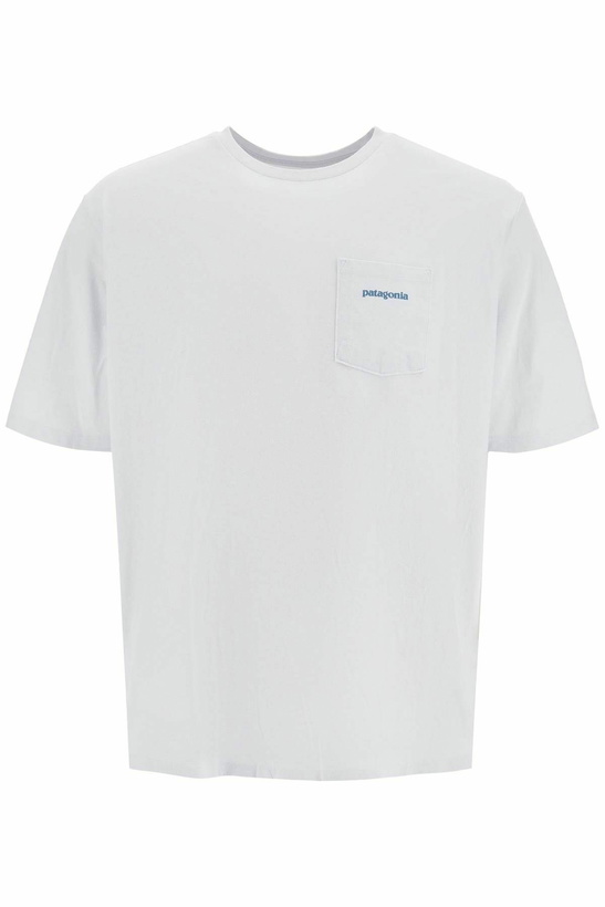 Photo: PATAGONIA responsibili-tee pocket t White