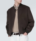 Brioni Wool and cashmere bomber jacket