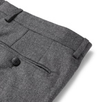 Caruso - Birdseye Wool Suit Trousers - Gray