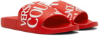 Versace Jeans Couture Red Logo Sandals