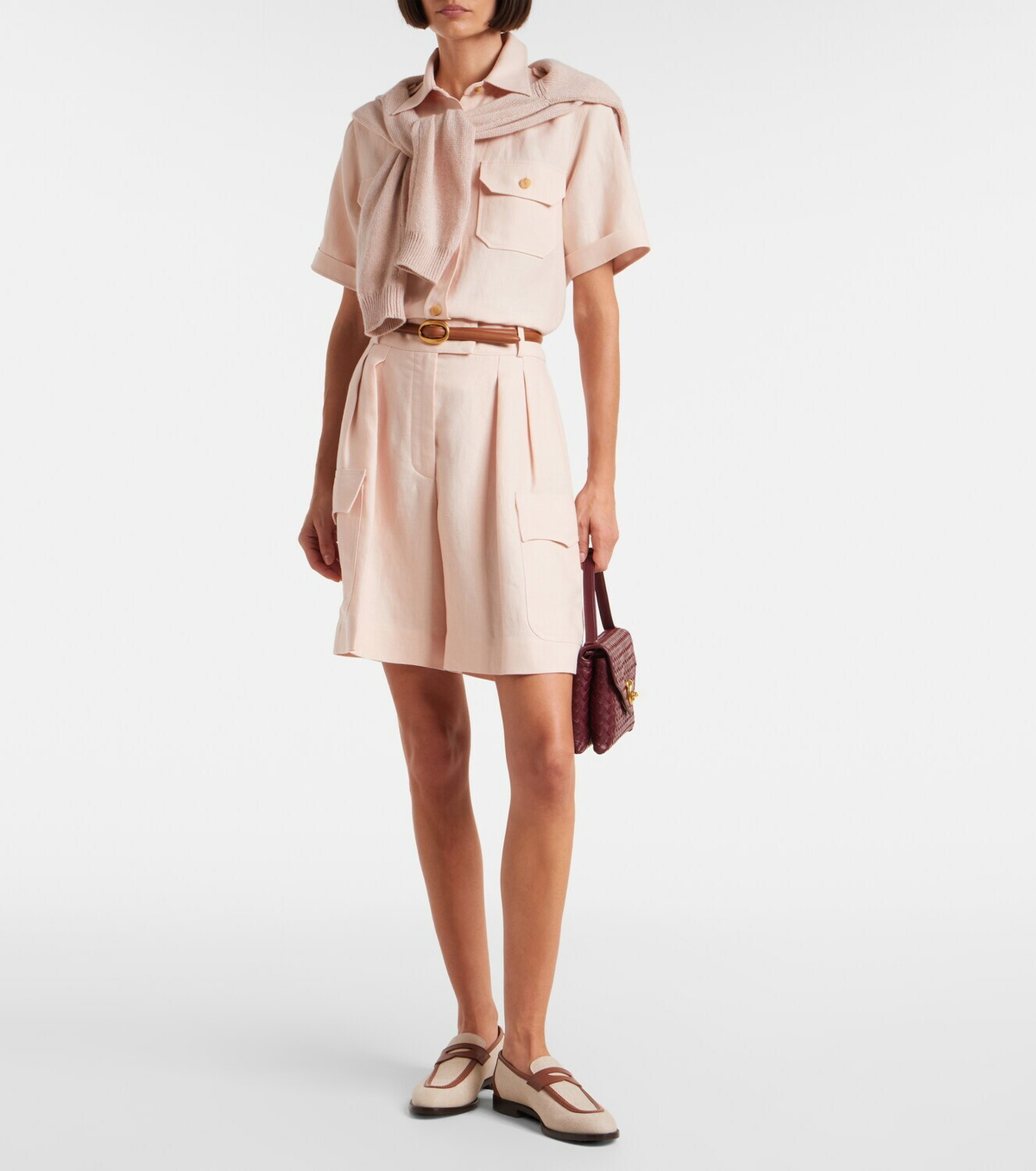 Loro Piana Linen Bermuda shorts