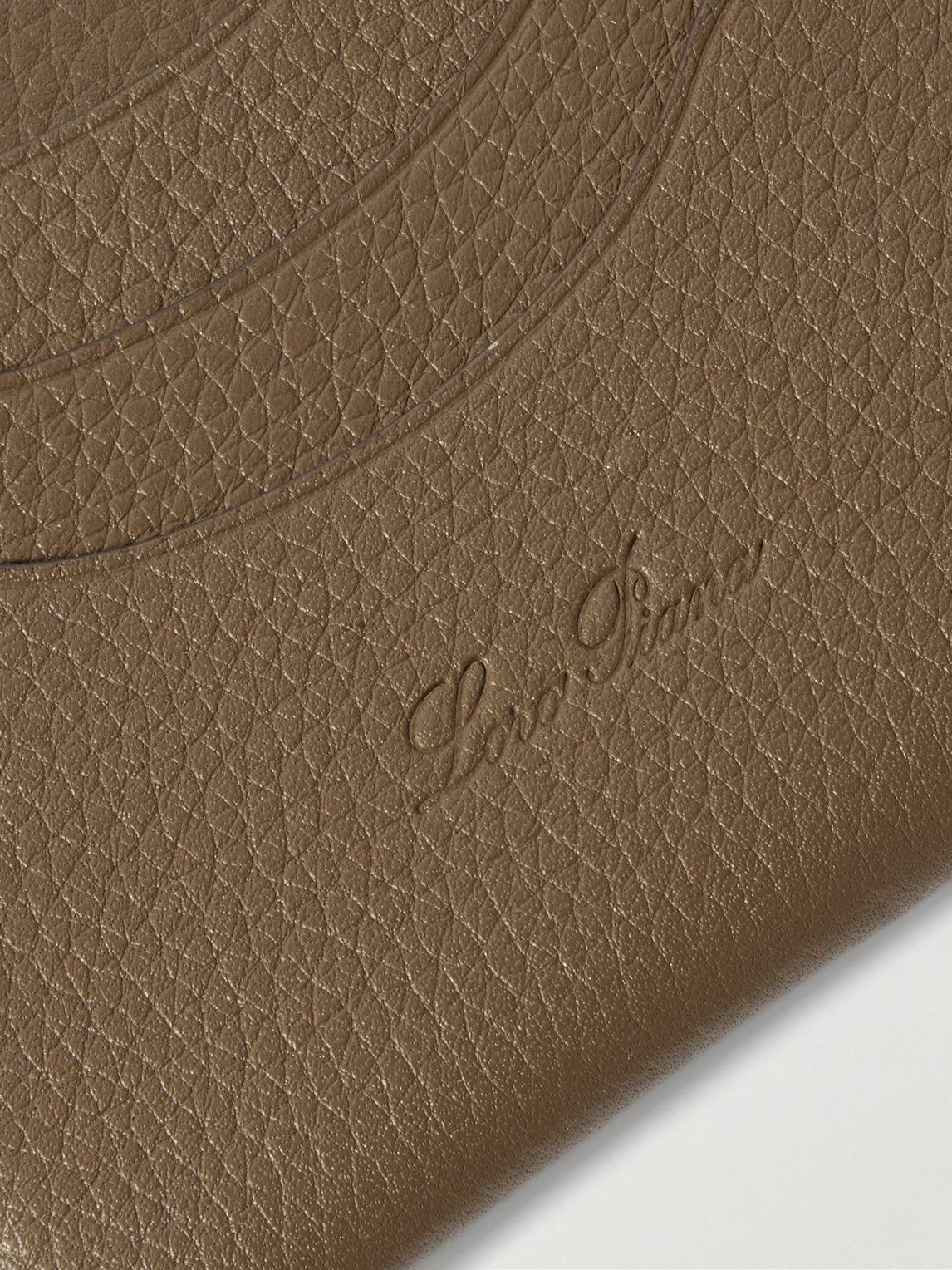 Loro Piana - Logo-Debossed Full-Grain Leather Cardholder