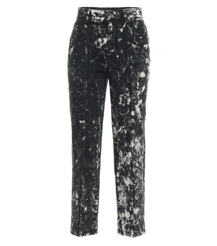 Photo: Stella McCartney - Galaxy printed high-rise cropped jeans