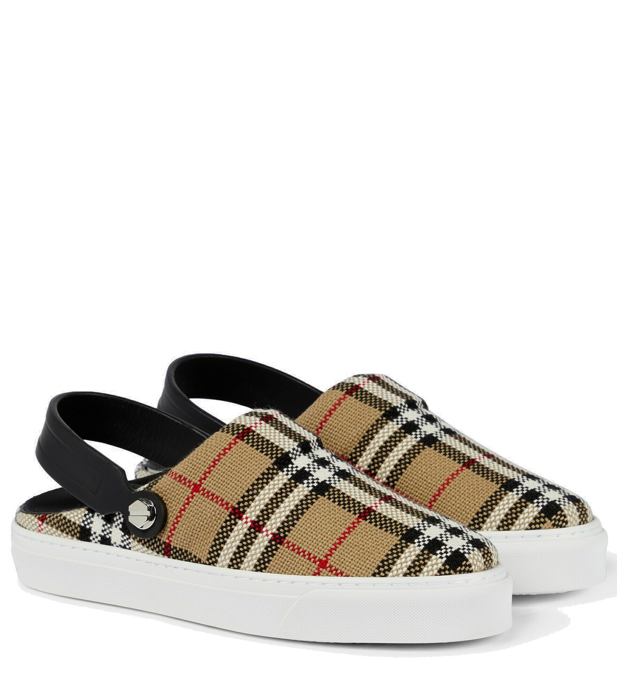 Burberry women's gauden outlet signature plaid slip-on sneakers