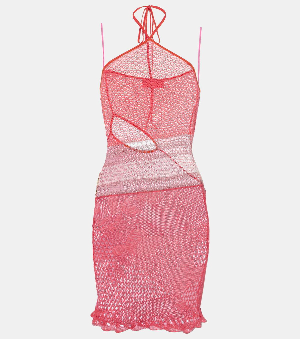 Roberta Einer Natalie knitted cotton minidress