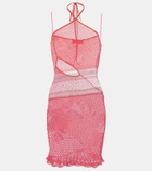 Roberta Einer Natalie knitted cotton minidress