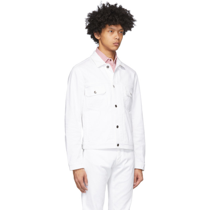 Eidos White Denim Jacket