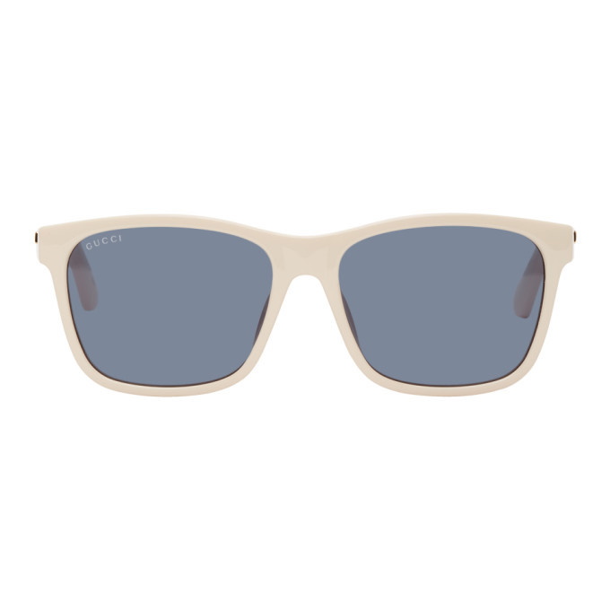 Photo: Gucci Beige Square Sunglasses