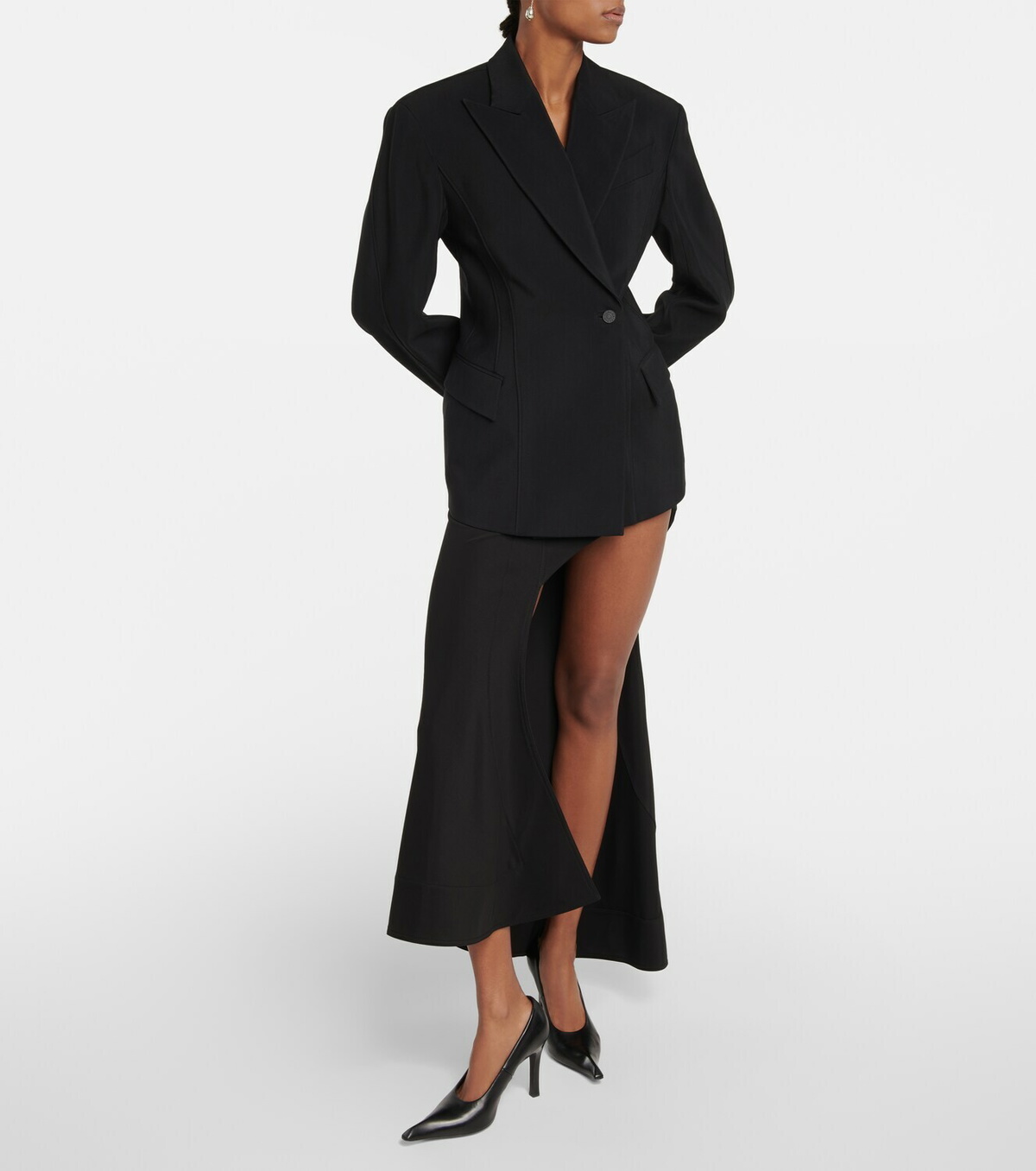 Mugler - Open-back blazer