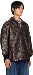 NEEDLES Purple Coach Jacket