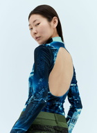 Jean Paul Gaultier Pigalle Velvet Bodysuit