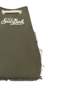 MC2 Saint Barth Green Boat Linen Backpack