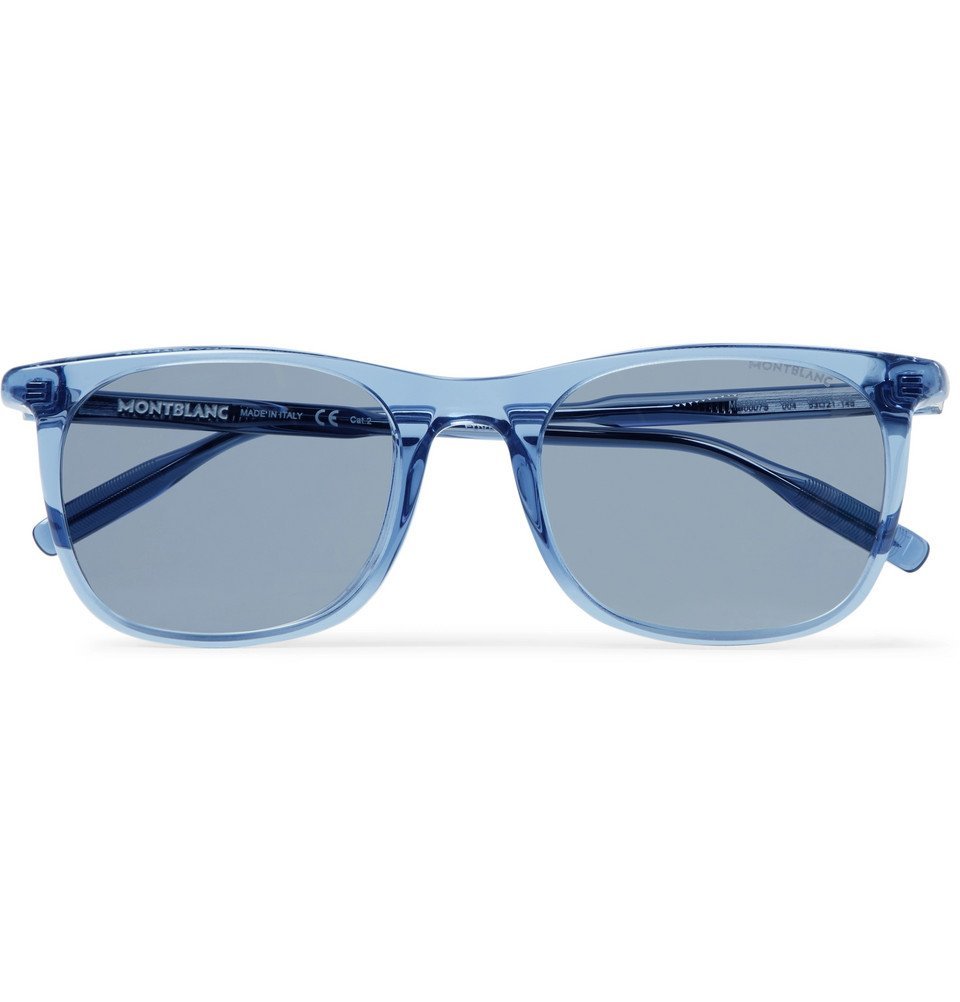 Light blue cheap frame sunglasses