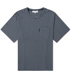 YMC Striped Pocket Tee