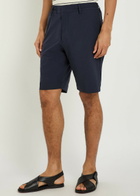 NN07 Billie Striped Seersucker Swim Shorts Navy