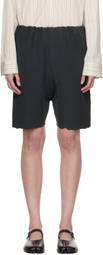 Maison Margiela Black Drawstring Shorts